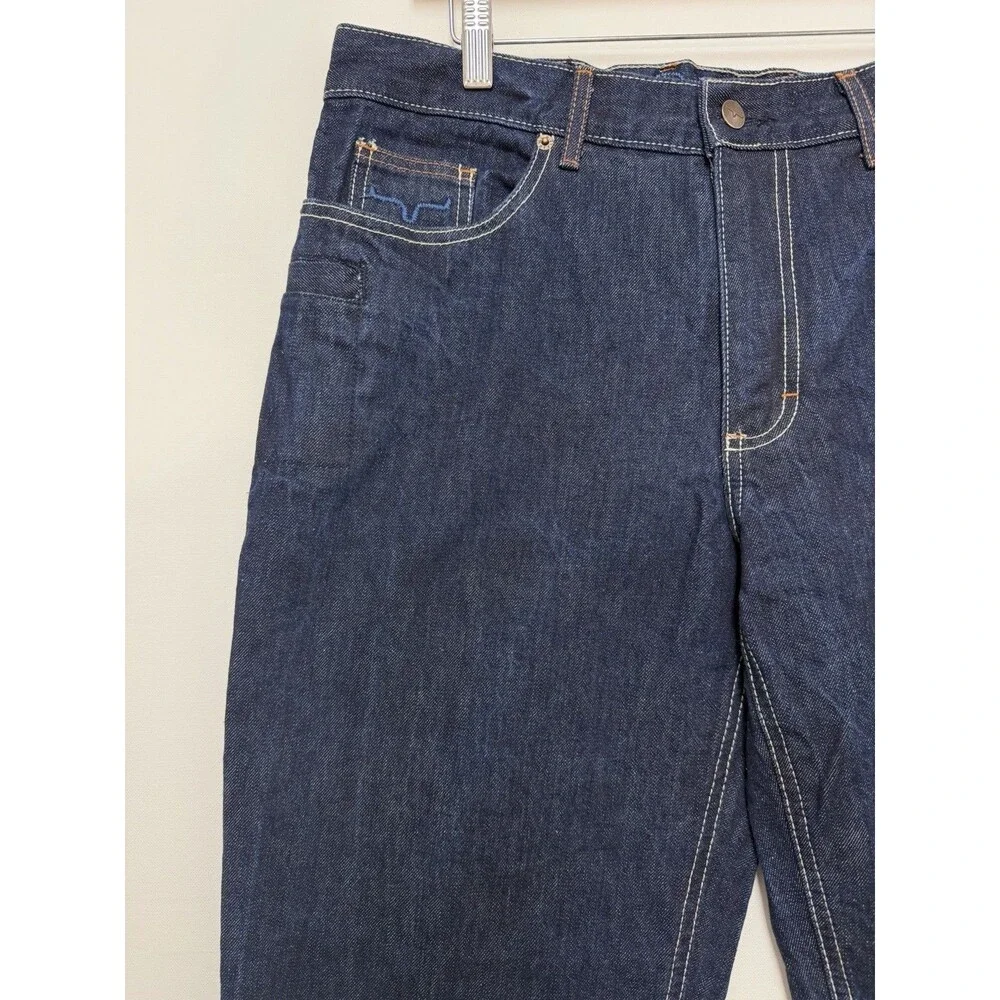 Kimes Ranch Men's Jeans Dillon 35x32 Mid Rise Relaxed Boot Cut Made in the USA - Picture 4 of 16